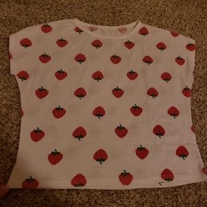 2 FOR $15: Strawberry patterned T-shirt